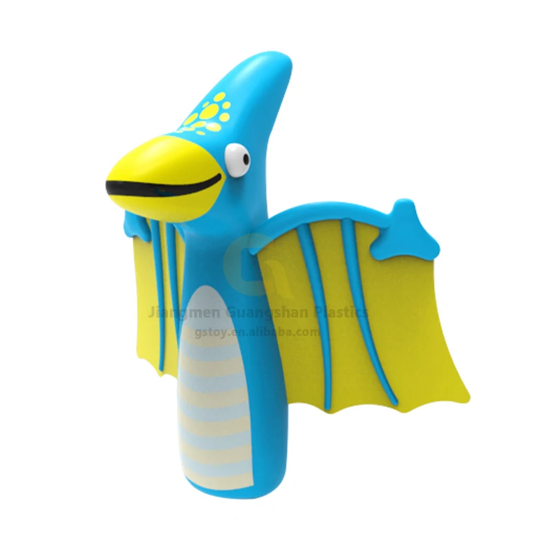 Pterosaur Cartoon Children PVC Air Filled Standing Boxing Toys Inflatable Punching Bag For Kids