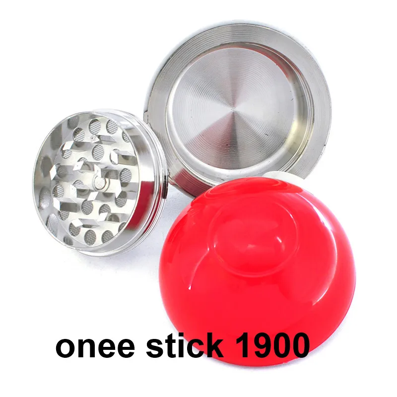 New design pokemone onee bullet stick tobacco herb weed grinder 53*55*52mm diameter 1900 pieces in stock