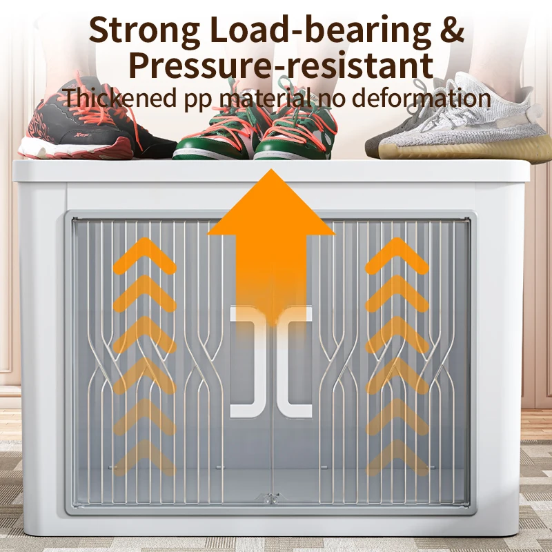 Прозрачный складной многослойный большой шкаф-органайзер бытовые пластиковые ящики для хранения одежды игрушки домашняя упаковка