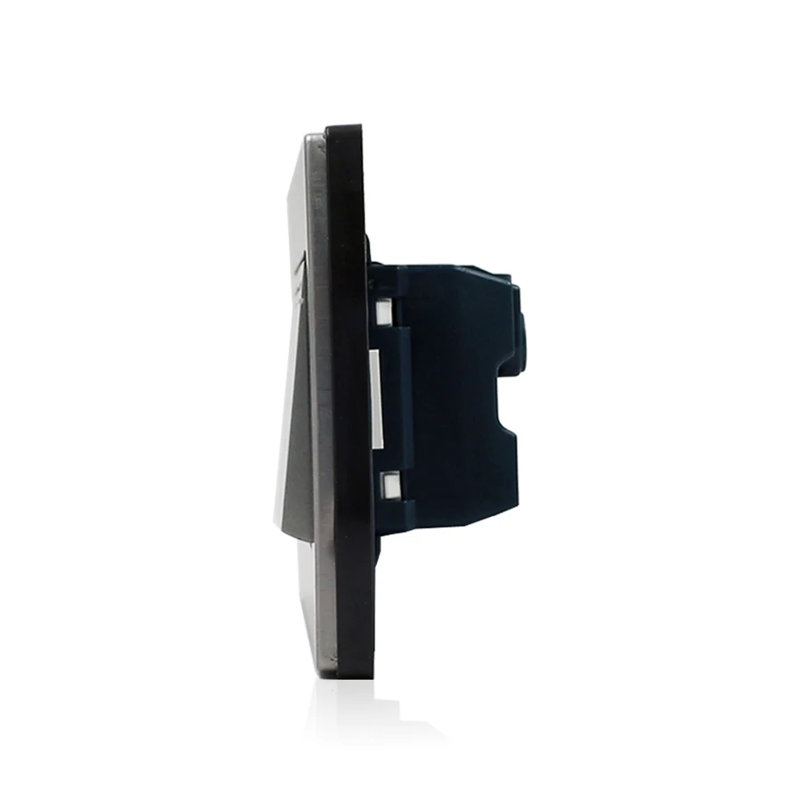 118K Series Stainless Steel Plate Decorative Wall Switch for Home Use 118*72mm 3 Gang 1 Way 2 Way US Standard Light Switch