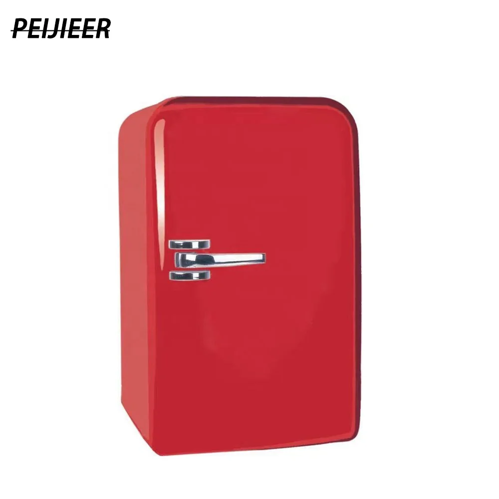 High quality 17L pink modern magnets mini fridge for car