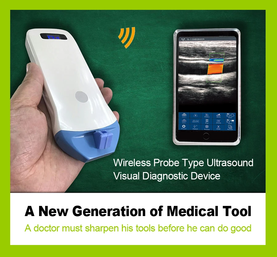PICC / CVC Use Wireless Ultrasound Scanner Needle Guide for Vein Puncture in Guangzhou