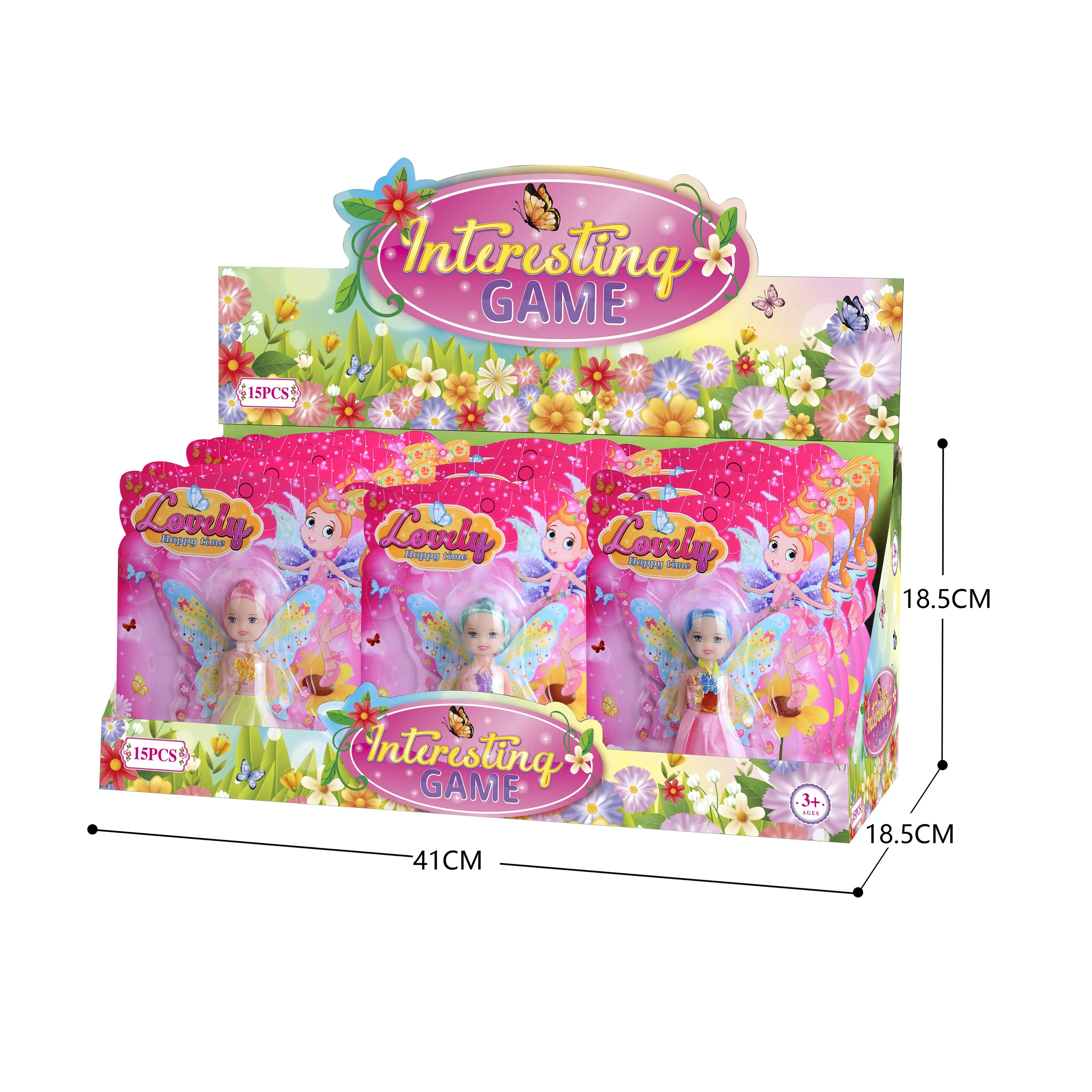 New Arrival 2023 Kids Toy Trending Product Children Play Toy 3.5 inch Vinyl Fairy Doll For Girl Toy Top Seller