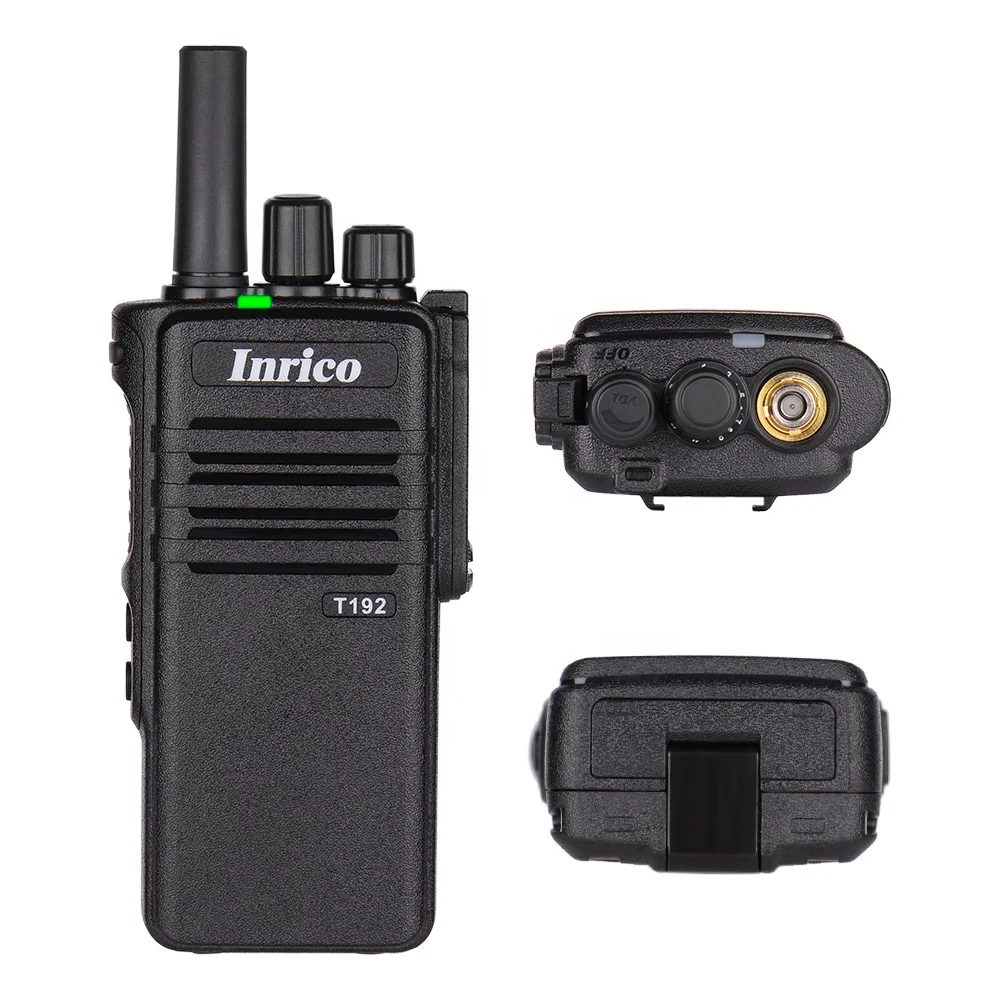 Inrico T192 3G IP54 best selling gsm wcdma transmitter and receiver handheld radio walkie talkie with SIM card