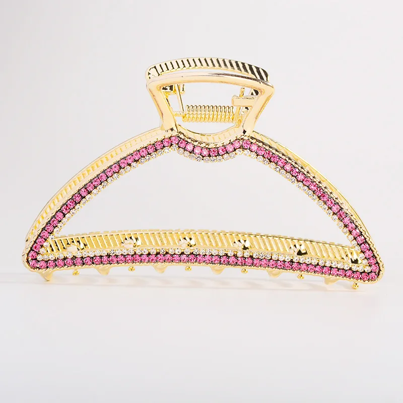 Wholesale Luxury Summer Oversized Crystal Hair Claw And Fashionable Shark Clips By Manufacturers