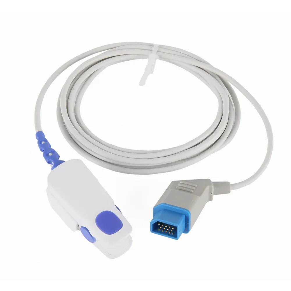 Factory Direct Sales 14 Pin Nihon Kohden BSM-2301 Spo2 Probes Reusable Spo2 Sensors for  Patient Monitors Consumables