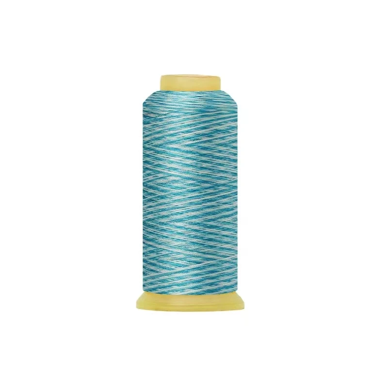 Colorful Sewing Thread Cone Embroidery Factory Wholesale 108d/2 5000yard 100% Polyester Thread For Machine