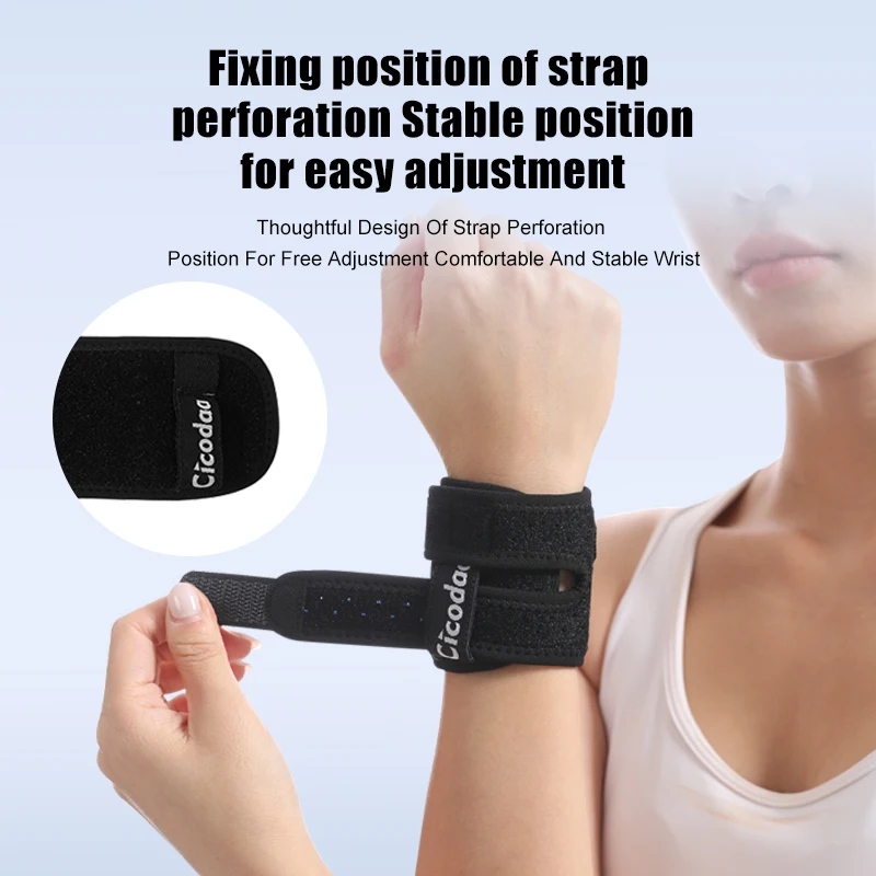 Sports Fitness Safety Wrist Guard Breathable Thin Basketball Wrap with Pressure Weightlifting for Gym & Training