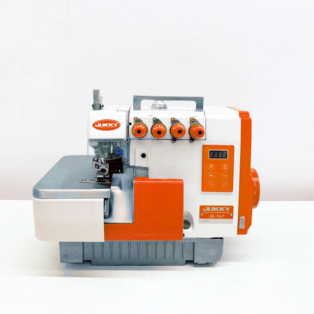 JK737 High-Speed Automatic Overlock Sewing Machine New Condition Industrial Garment Cloth Featuring Lockstitch Formation Motor