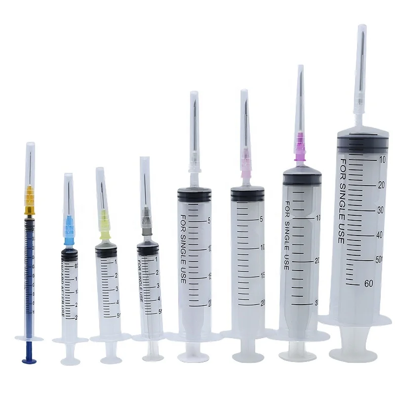 animal usage. veterinary disposable syringe. luer slip