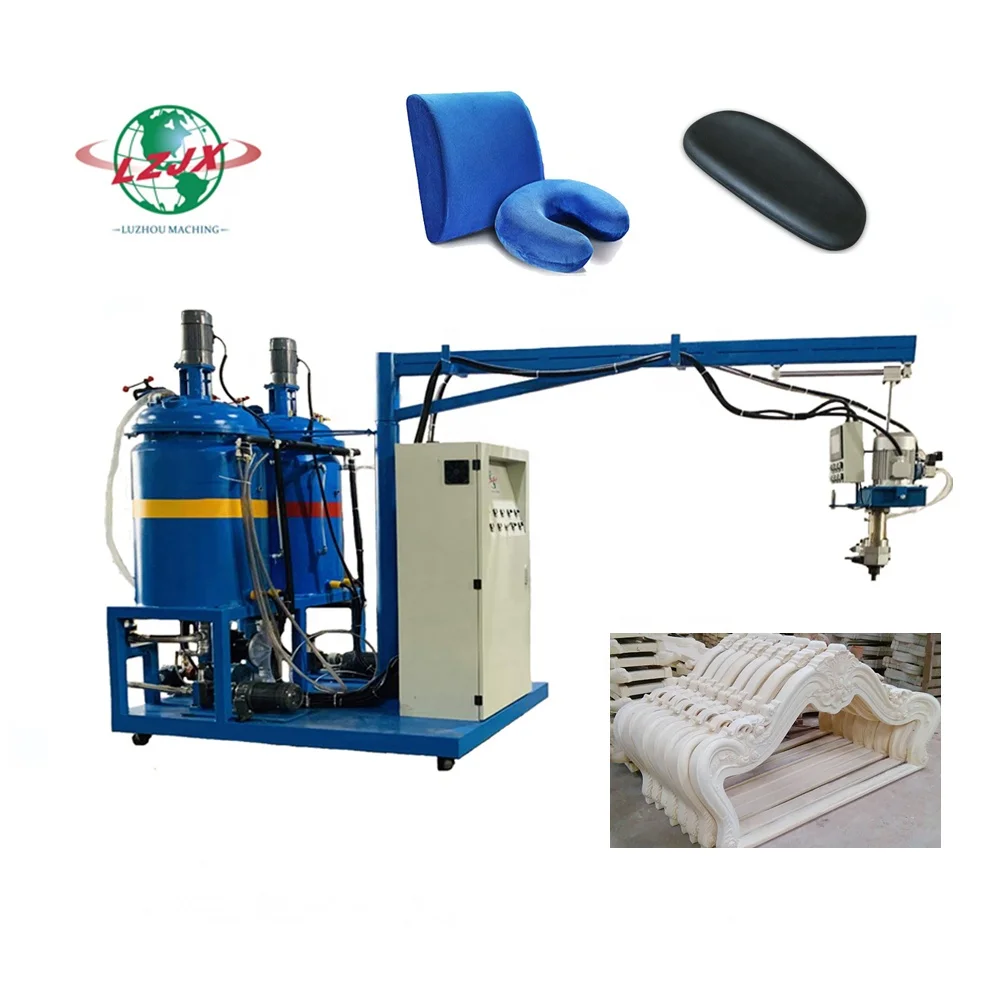 Slow rebound sponge production line, polyurethane high and low pressure foaming equipment