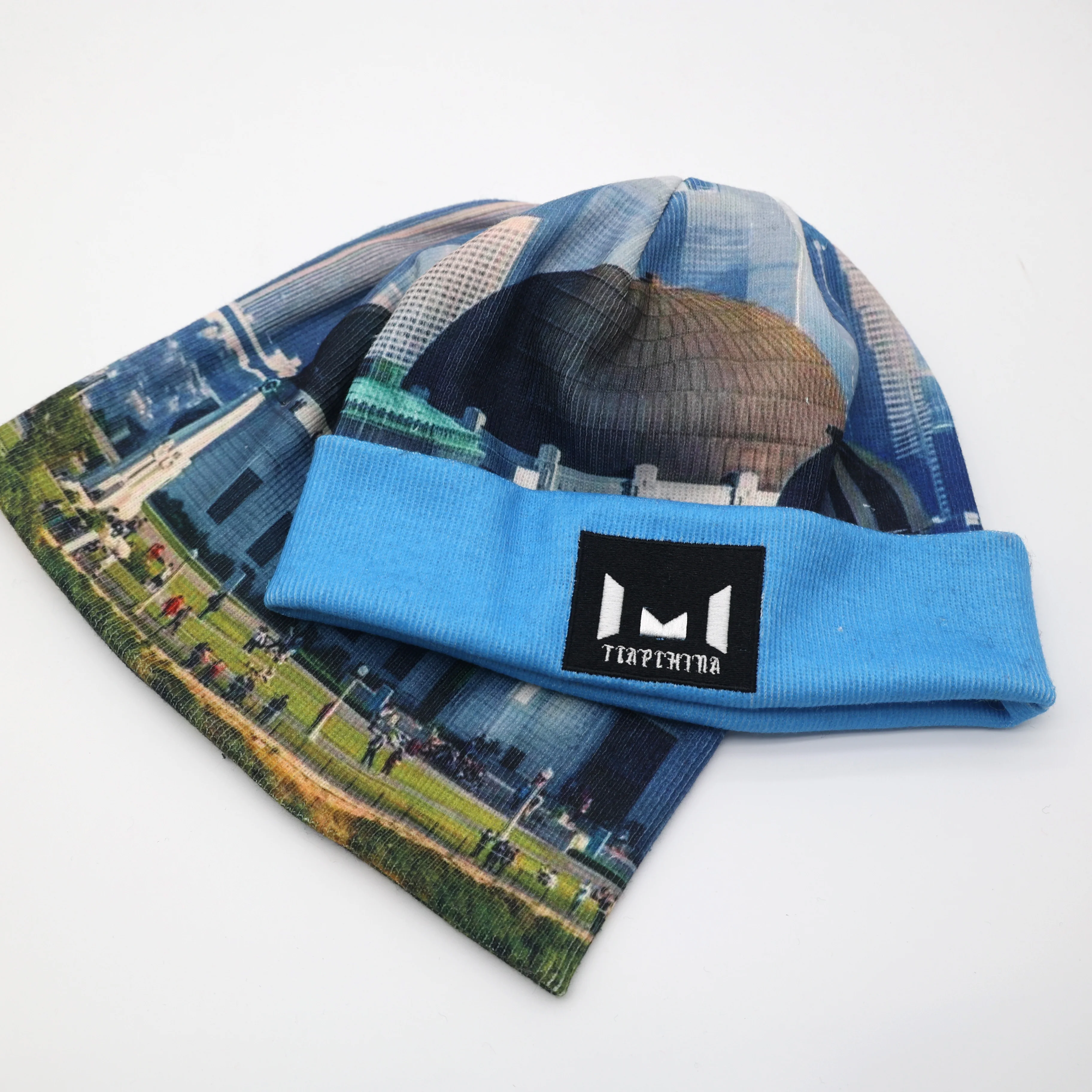 Custom Sublimation printing Hot-Selling Beanie  knit