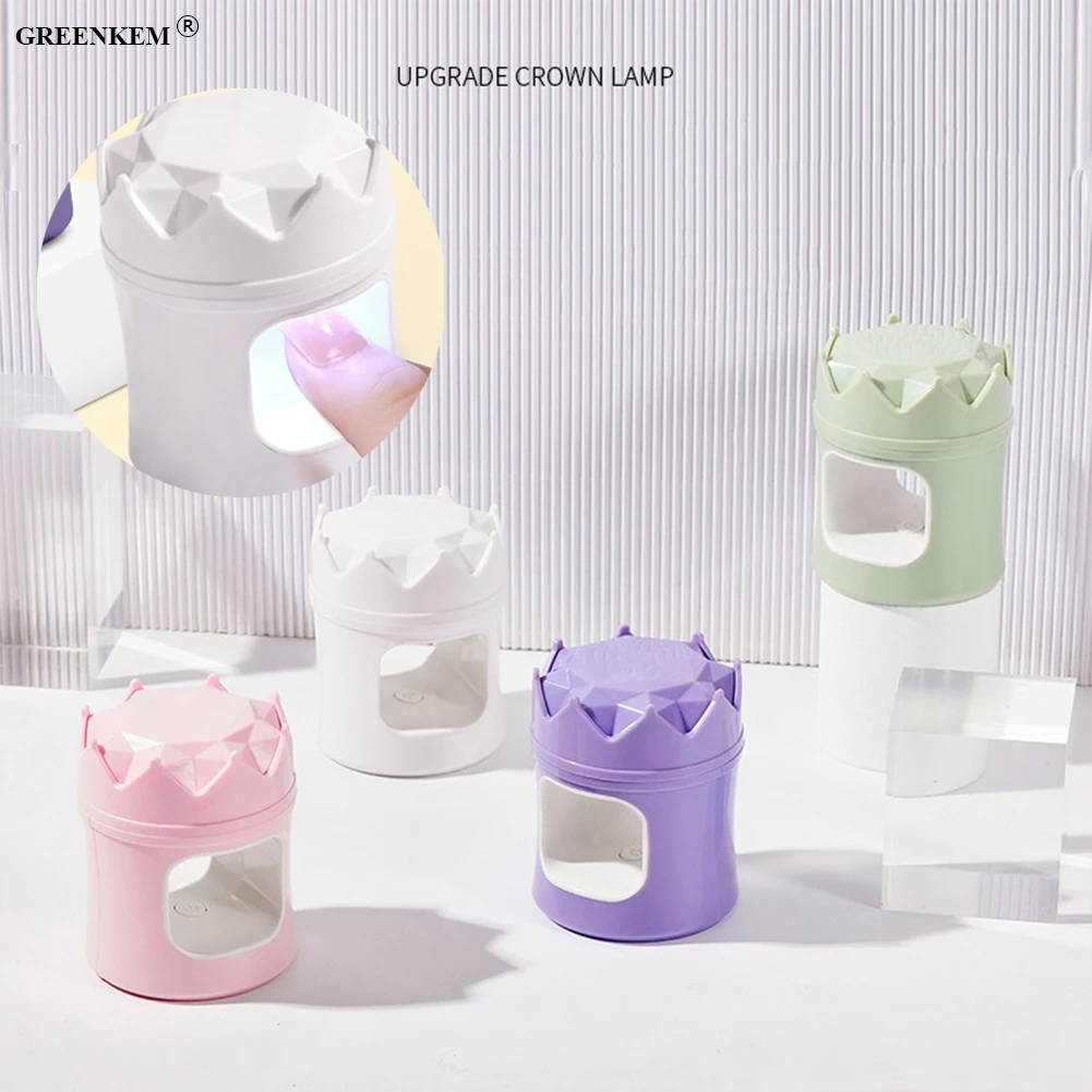18W Mini Nail UV Lamp Nail Polish Glue Curing Quick Drying Handheld Portable Finger Nail UV Lamp