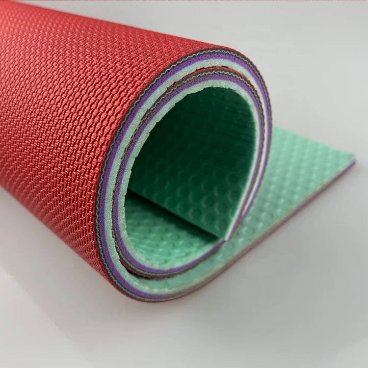 Indoor table tennis court basketball court pavilion decorative floor panel cloth pattern sports floor plastic floor
