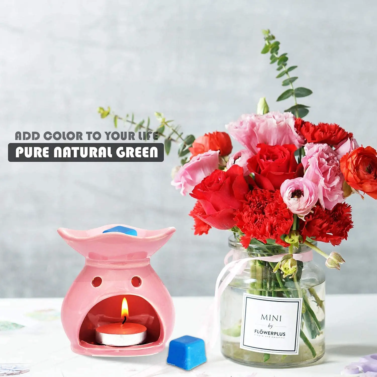 Custom Fragrances Rose Lavender Jasmine Cherry Natural Soy Wax Melts Cubes Candle Melts for Spa Relaxing Bath Yoga