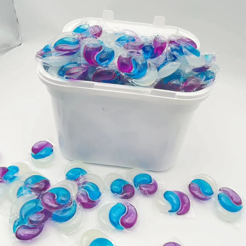 OEM ODM качественный стиральный порошок стручок водорастворимый стойкий запах жидкий в капсулах