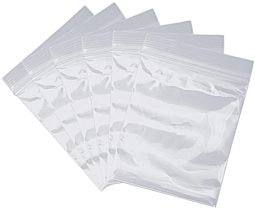 
PE opp bags clear Zip Lock transparent self-seal bag Reusable Plastic Bags 