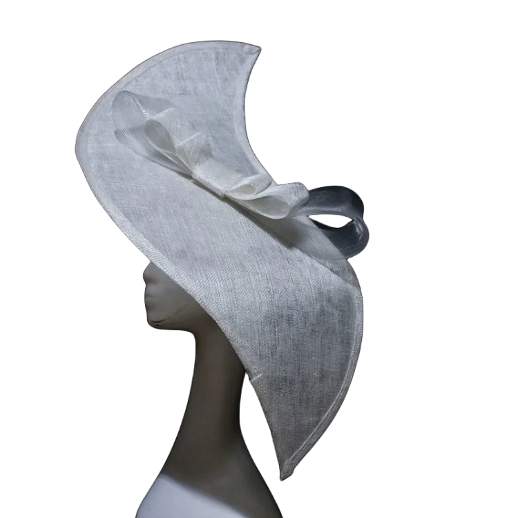 Wholesale price high level quality original design luxury party fascinator bowknot ladies women horse racing hat decoration