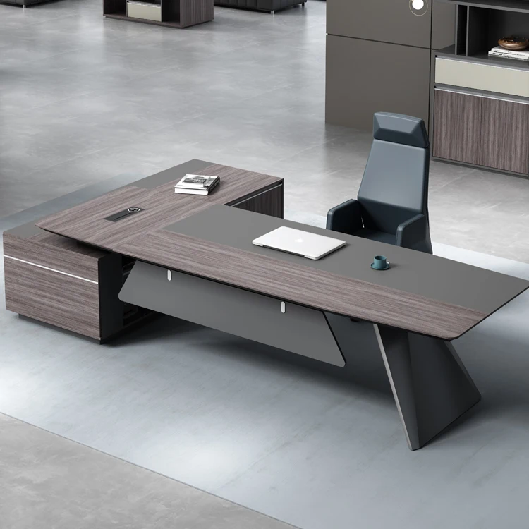 High Quality Cheap Simple Design Wooden Modern Furniture Executive Office Desk Set