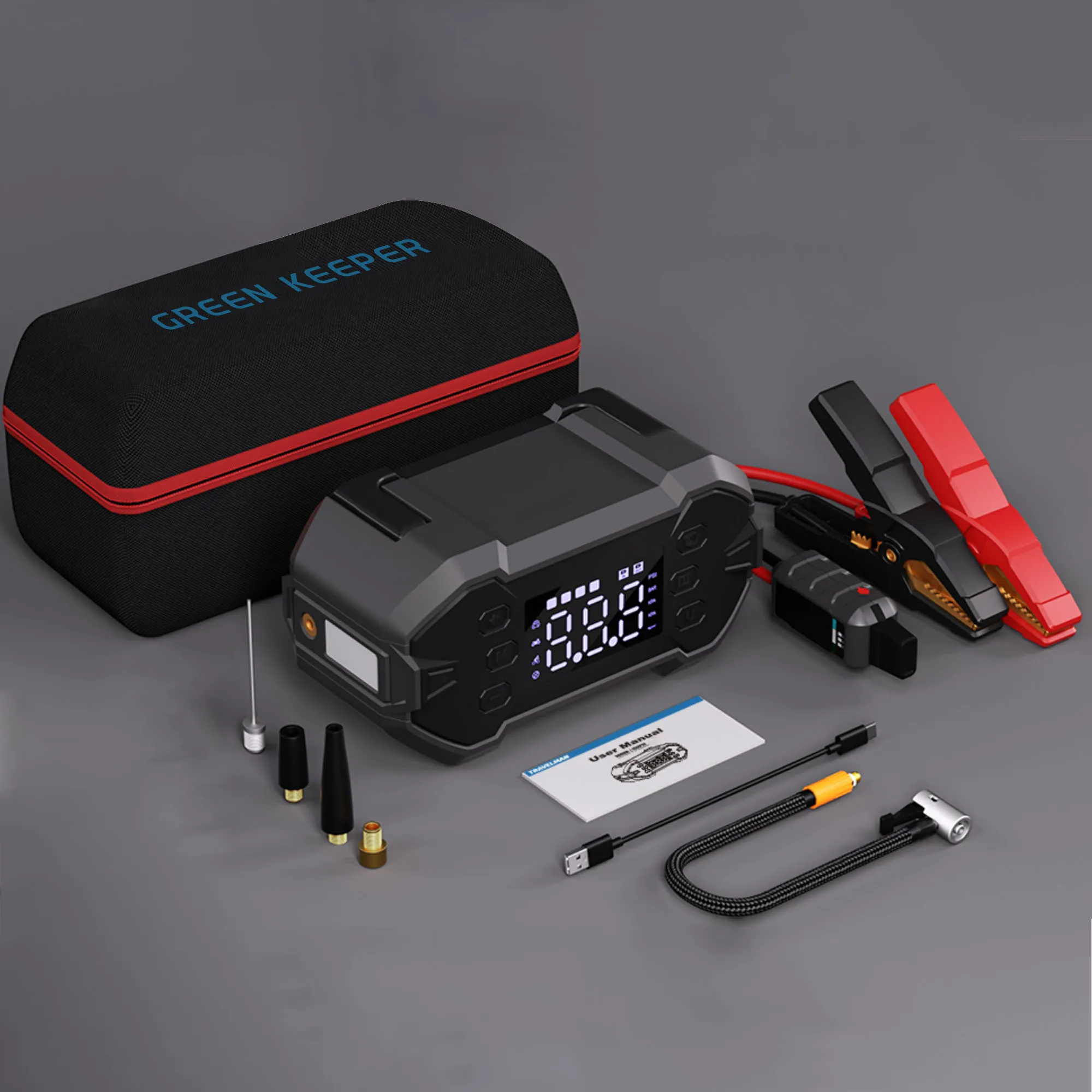 Super Capacitor Fit Extreme Temperatures Portable Car Battery Jump Starter With Led Light