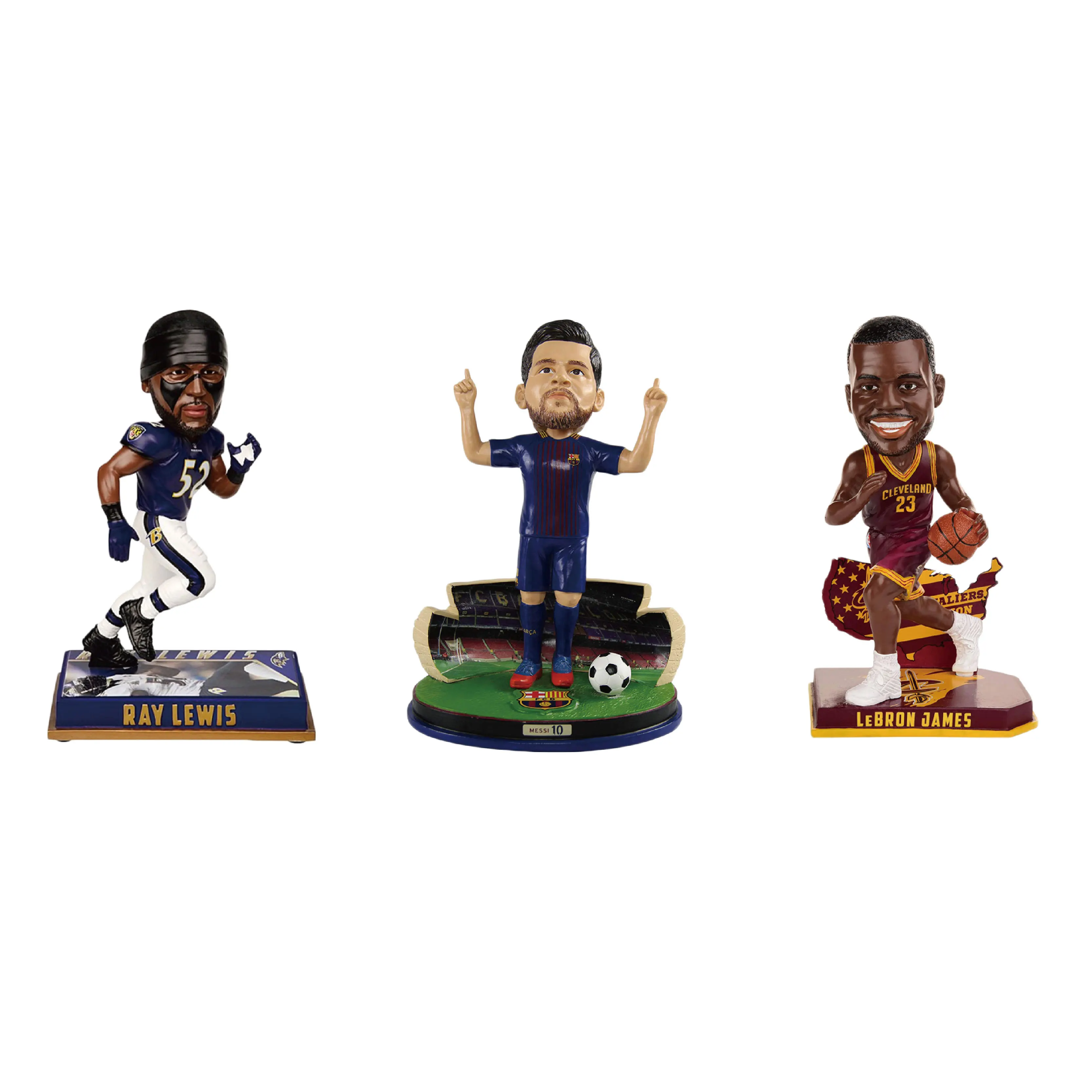 Customized Cartoon Bobblehead Football Basketball Player Figurine Unique Sports Model Resin Crafts Wedding Birthday Gift