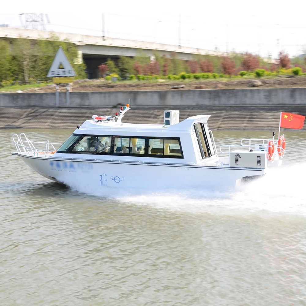 Factory direct high quality 980 official boat 10 meter hull length speedboat 12 persons speedboat engine official boat