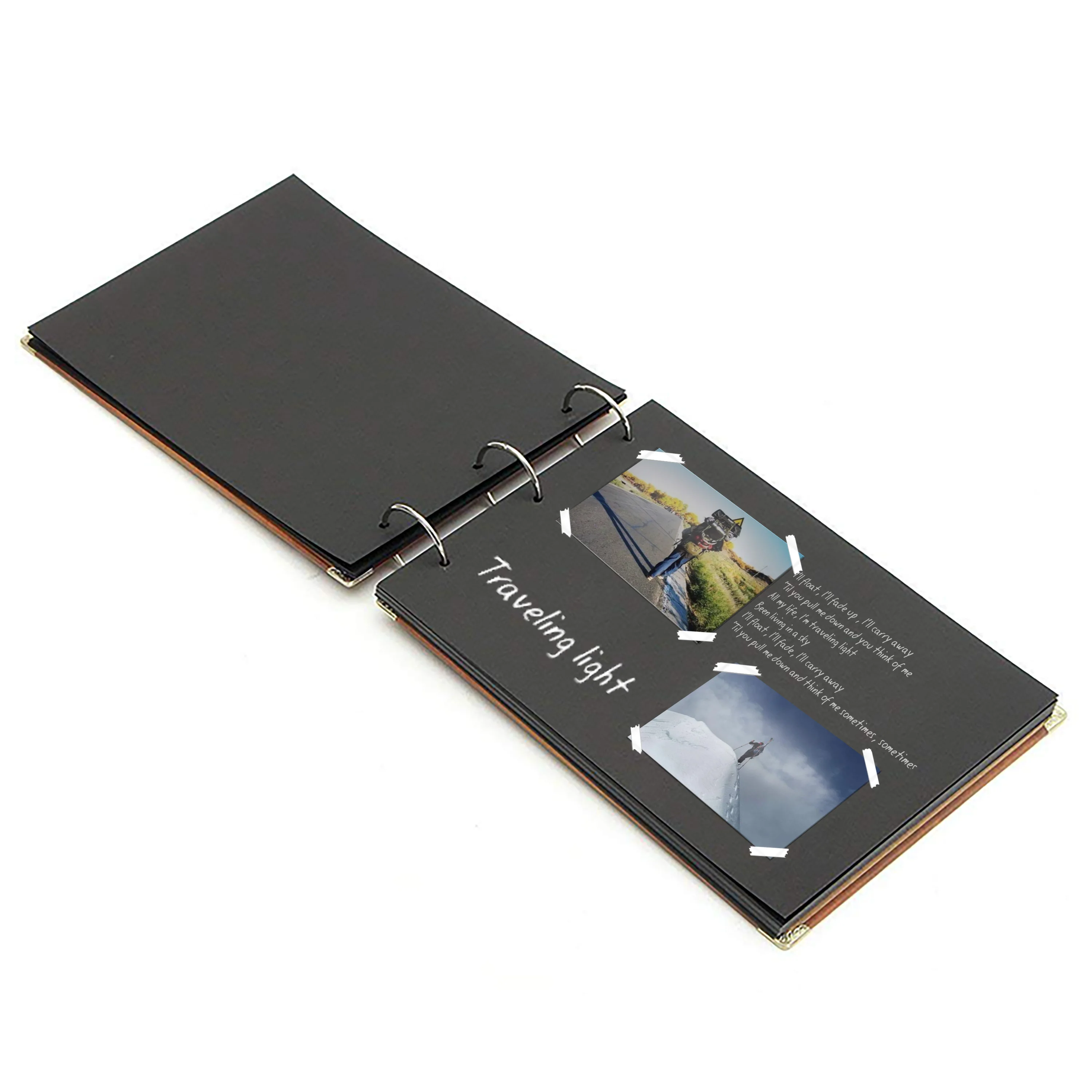 Photo Album Scrapbook DIY with 80 Craft Paper Pages, The Scrap Book contains accessories Scrapbook Album