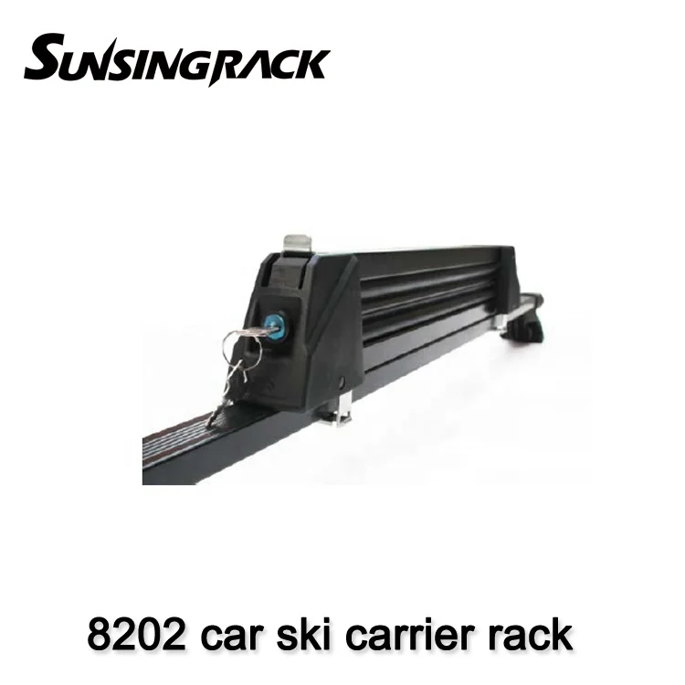 8202 Universal Aluminum car roof ski carrier ski rack