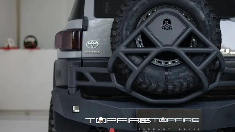 
Topfire Powder Coated Steel Exterior Part Rear Bumper for FJ Accessories 