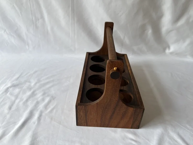 FSC certificated acacia Wood Cutlery caddy Utensil Holder, Silverware Organizer Flatware Caddy tray for Kitchen or Bar