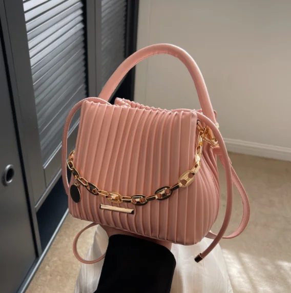 Luxury designer women handbags famous brands bags PINK pu leather ladies shoulder tote hand bag women