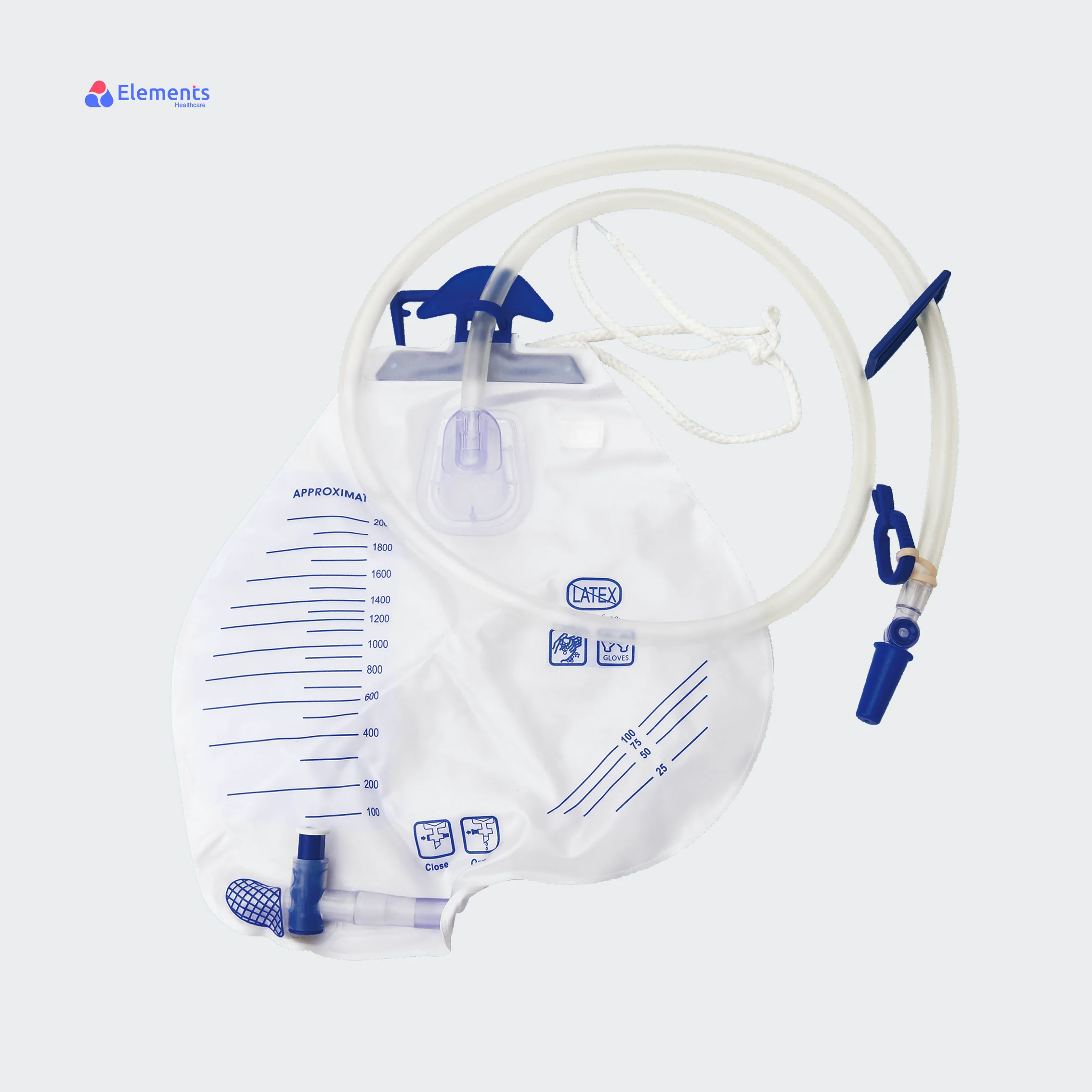 A Variety Of Styles CE ISO Approved Urine Drainage Bag Sterile 2000ml