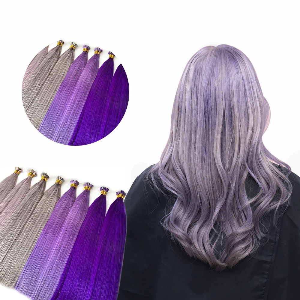 Ethically sourced 100% European remy hair extension cuticle aligned balayage colors thick ends best quality double drawn U tip