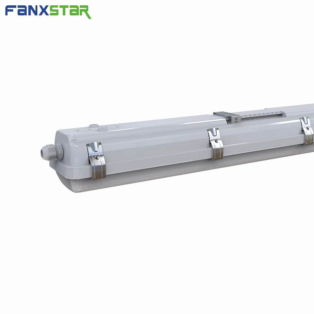 3000K Color Temperature IP66 Daylight & Microwave Motion Sensor 140lm/w 20W LED Batten Light for Metro Station