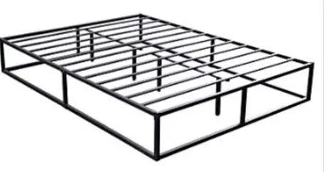 Custom Size Factory Direct Supply Black Stable Metal King Queen Bed Frame