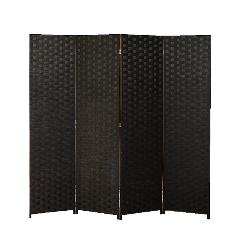 Folding Partition Screen Rattan Room Divider Screen Room Divider Screens & Room Dividers
