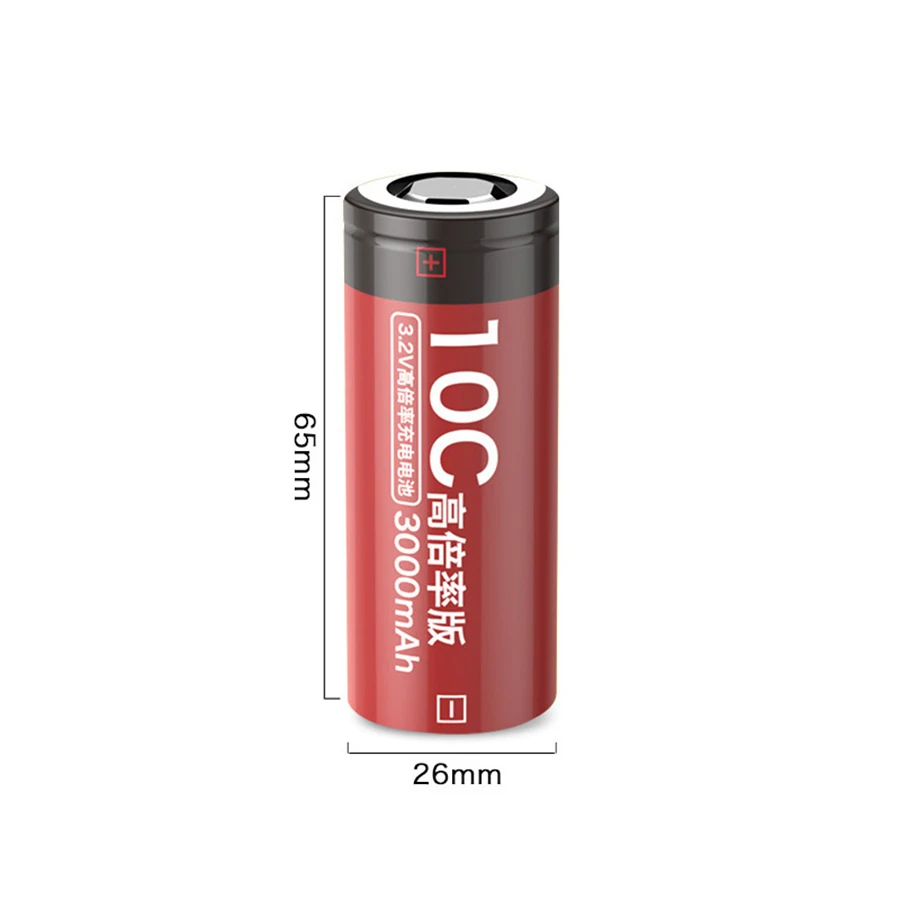 Multi-function Portable Cylinder 3.2V 26650 Power Original Constant Voltage Lithium Iron Battery Large Capacity