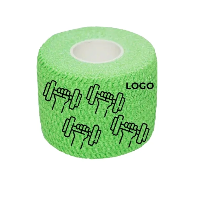 Logo Printing 3.8cm*6.9m Customized EAB Elastic Adhesive Bandage Sport Tape for athletes and boxing