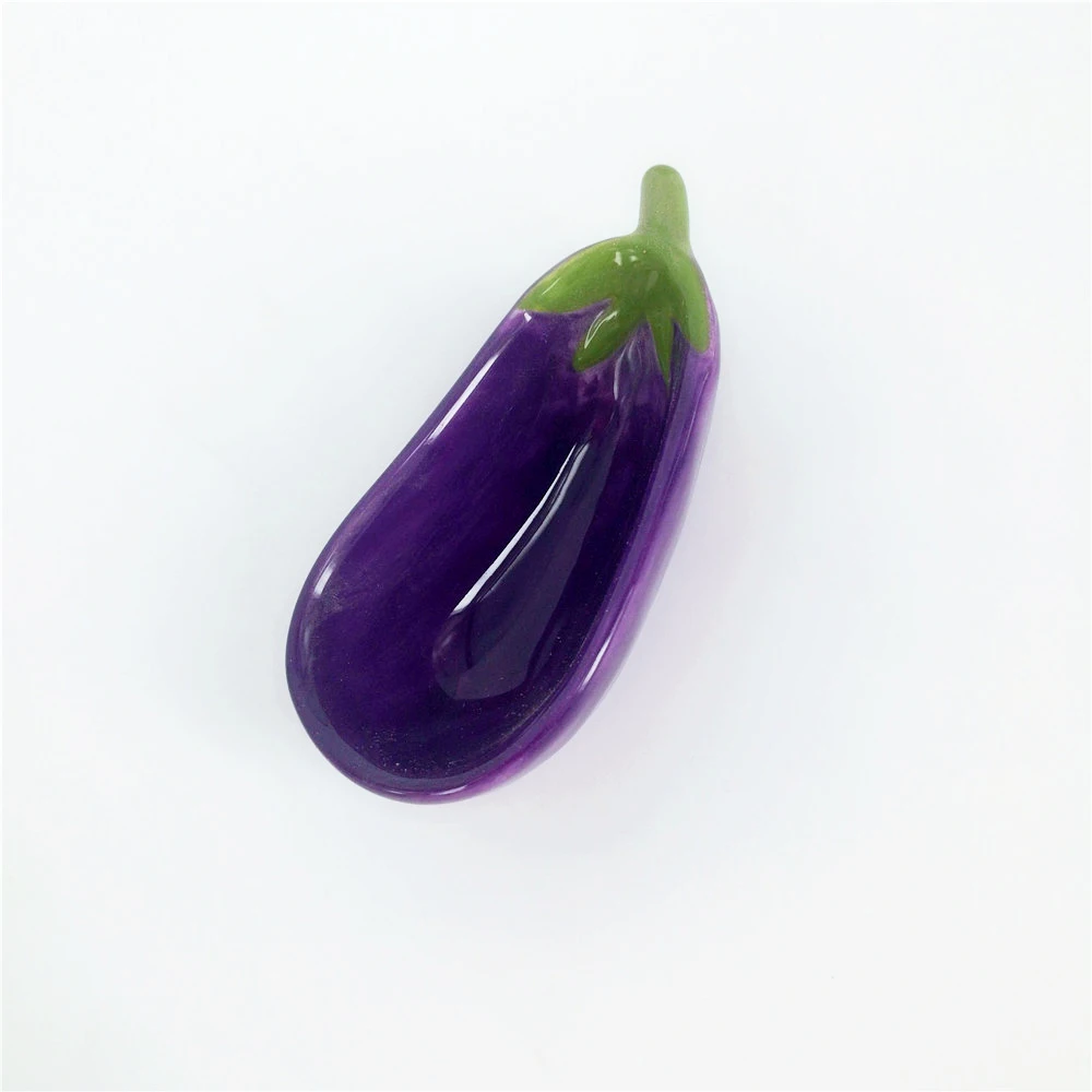 Food grade Lovely small Vegetable Shape serving dish mini Ceramic Sauce Dishes