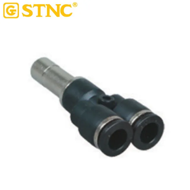 STNC Hot Sales YPWJ Series Grey White Plug-In Reducer Y Push In One Touch Quick Connector Fitting For Pneumatic Parts