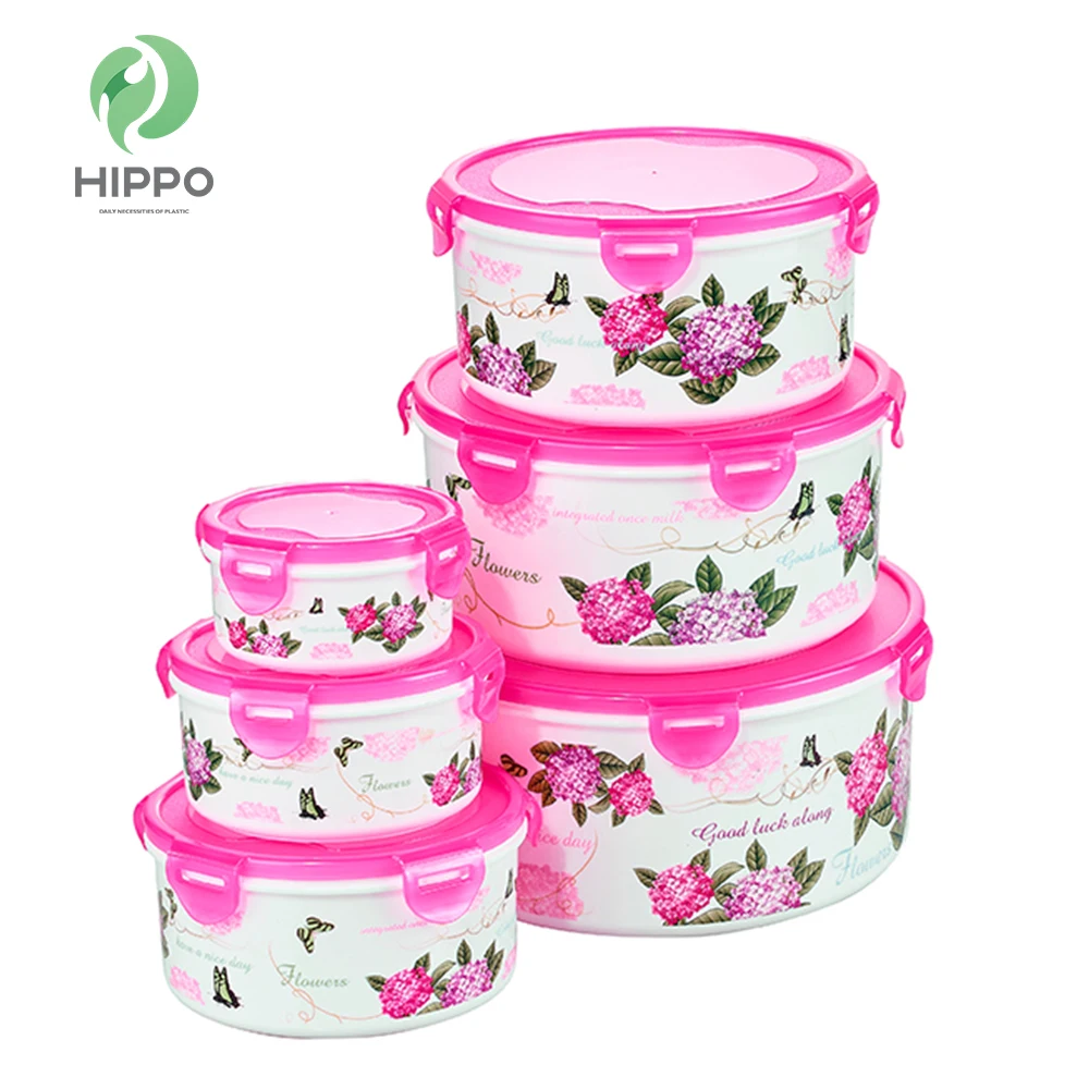 pp wholesale household large size plastic collapsible airtight waterproof food storage container
