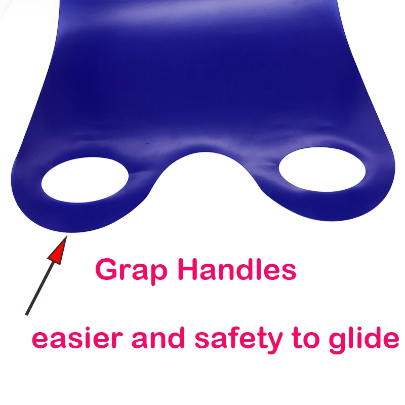 Lightweight Roll Up Winter Toboggan Outdoor Snow Sled Flying Carpet Snow Sled for Kids, Adults