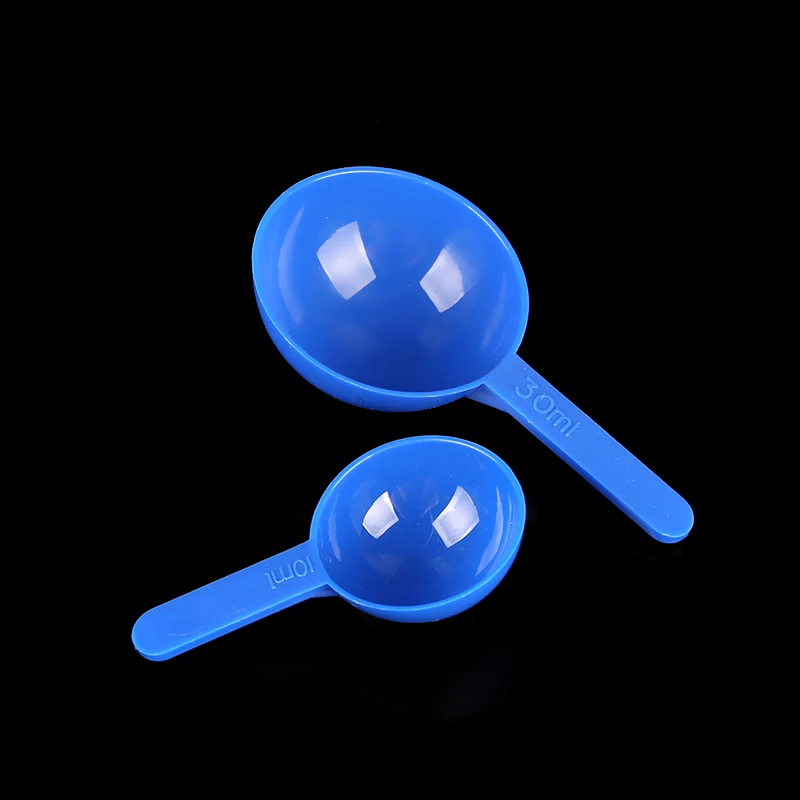 
Factory price 10ml/30ml plastic coffee powder spoon blue small powder spoon 