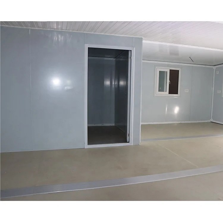 Shipping prefab 20ft container houses coffee shop foldable prefabricated modular home easy assemble store