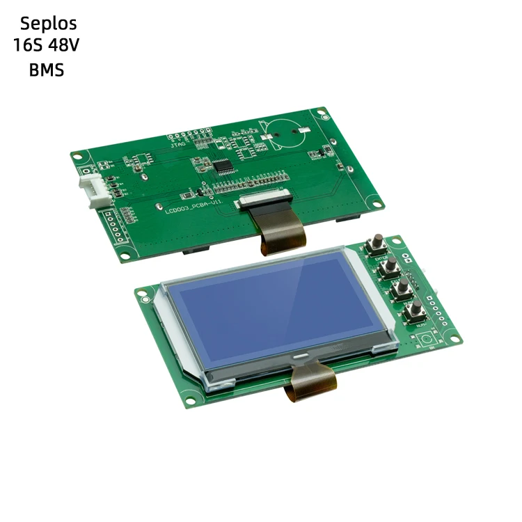Seplos 48V 50A/100A/150A/200A CAN/RS485 smart Seplos bms Lifepo4 система управления аккумулятором для самостоятельной сборки