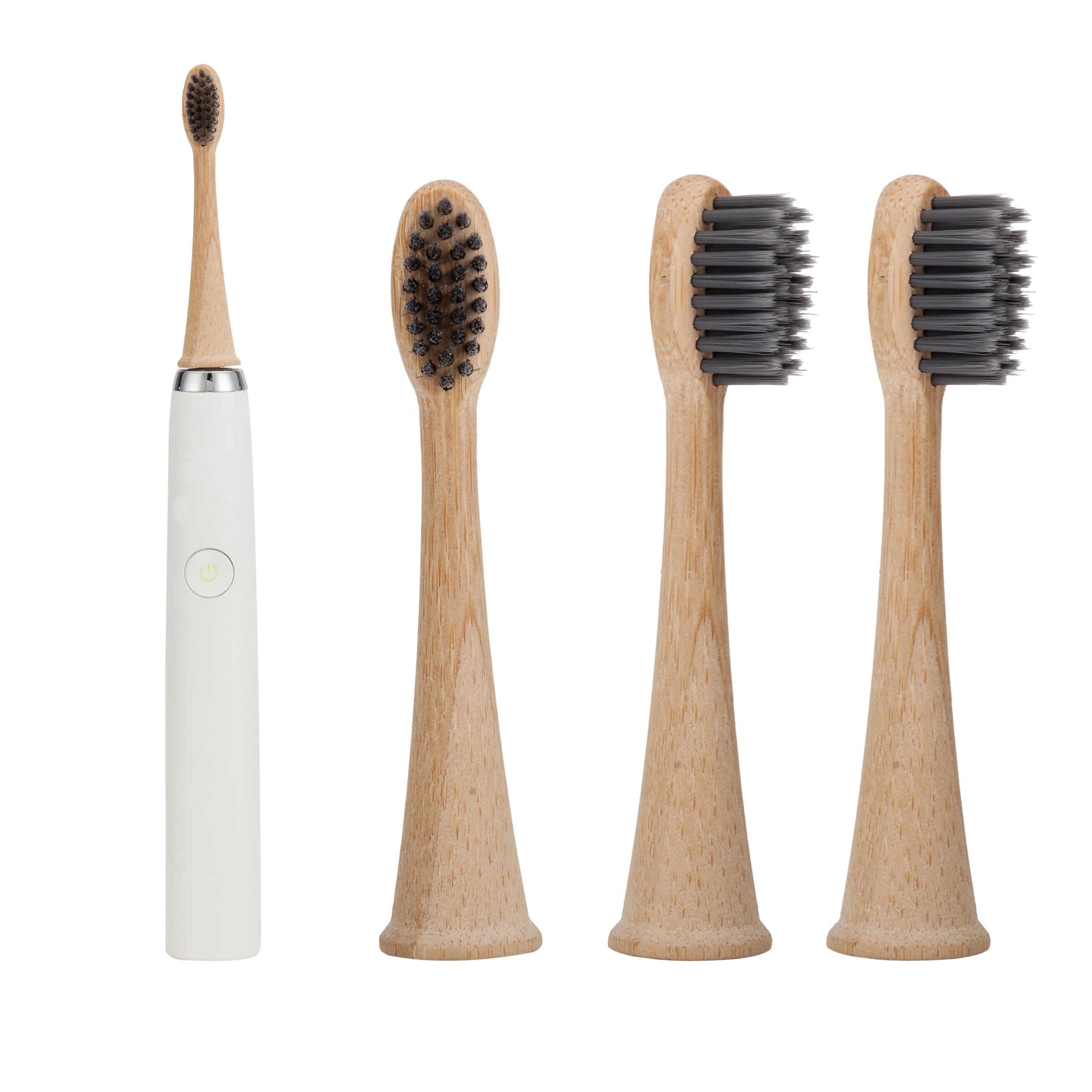 Ecological Environmental Green Replacement Tooth brush heads Biodegradable Electric Tooth Brush Bamboo Heads Recyclable