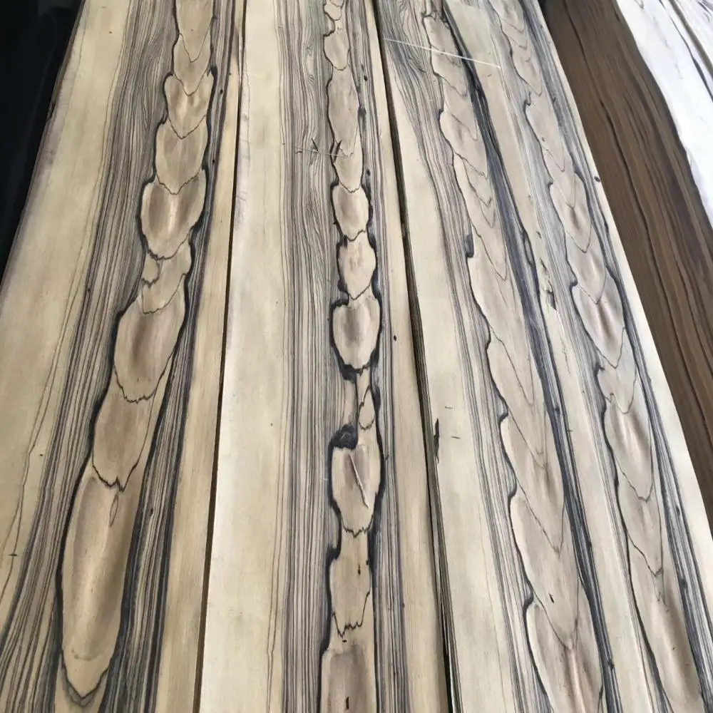 
Natural Wood Black and White Ebony Veneer face veneer plywood decoration 