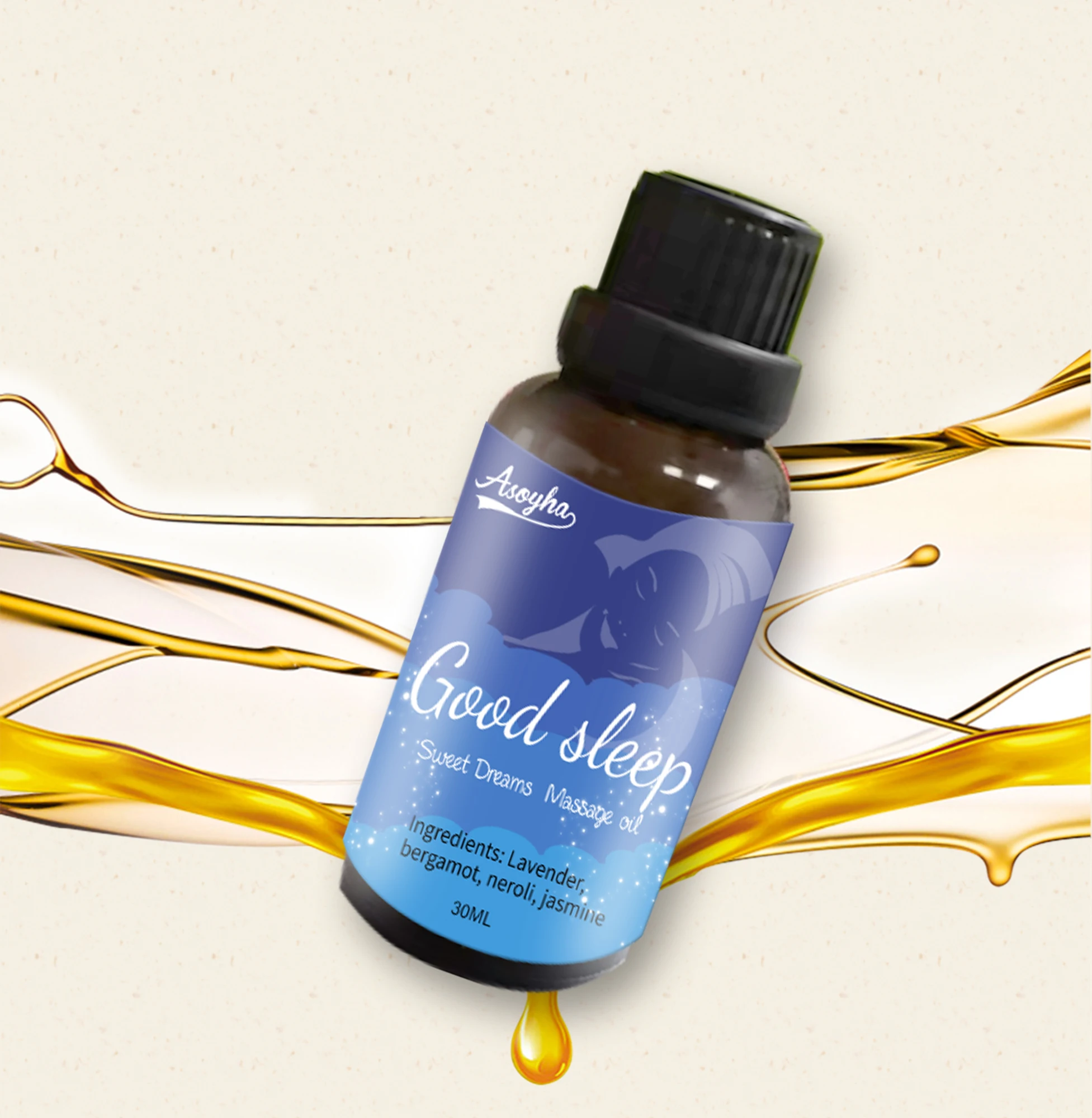 OEM & ODM Message Oil Aromatherapy Good Sleep Lavender Essential Oil