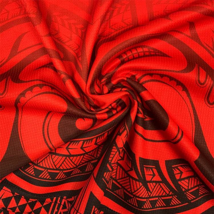 Custom mens Maori design touch football sets OEM  touch football uniform sublimation vest