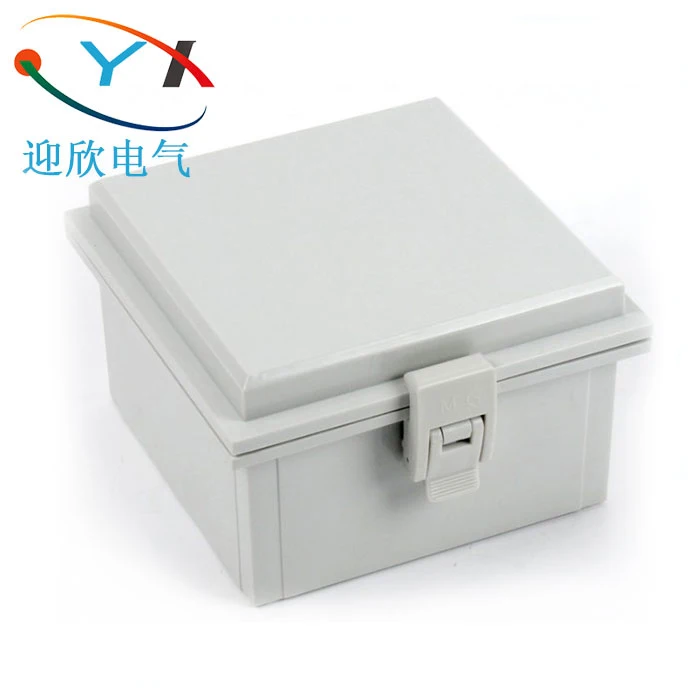 IP65 waterproof junction box plastic enclosure cut with holes With locking buckle